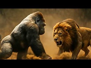 Do Gorillas and Lions Really Fight? | Wildlife Documentary in 4K
