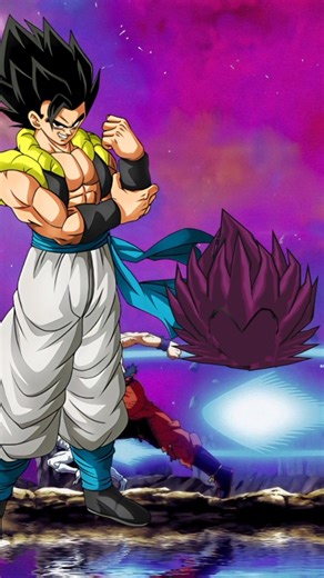 Dragon Ball super character fusion with ultra ego hair