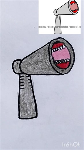 sprunki oc Megaphone 📣#sprunki #drawing #incrediboxsprunki