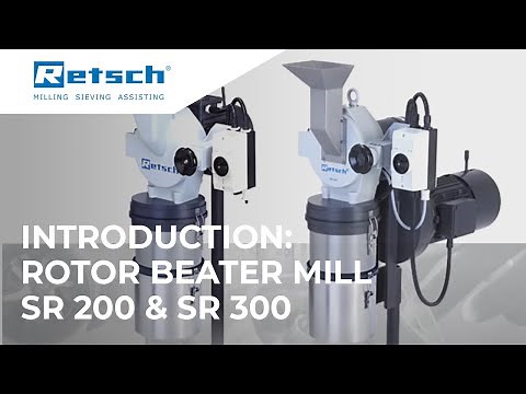 Rotor Beater Mill SR 200 & SR 300 #RETSCH #rotormill #laboratoryinstruments