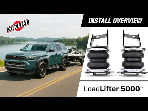 Air Lift Install 57384: 2025 Toyota 4Runner LoadLifter 5000 Air Spring Kit