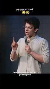 Instagram feed 🤣 by Pranav sharma😂🎤 #pranavsharma #standupcomedian #viral #comedy #funny #shorts