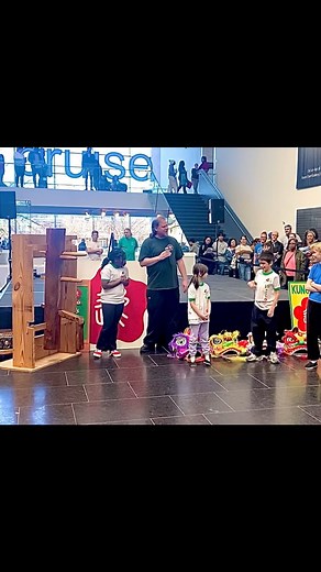 Kids wooden dummy practice for Chinafest at the VMFA celebration for Chinese New Year! #kungfu #kidsclass #youngmasters #vingtsun #woodendummy #moyyat #richmondva #vmfa #chinafest #familyday | Richmond Moy Yat Kung Fu Academy
