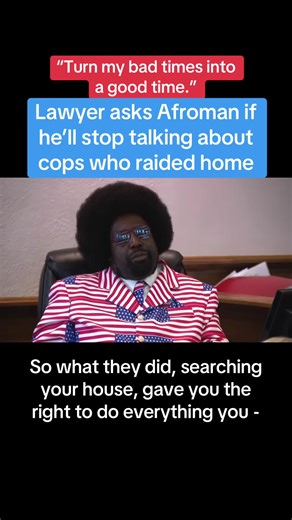 Afroman Testifies in Defamation Lawsuit Over Police Raid