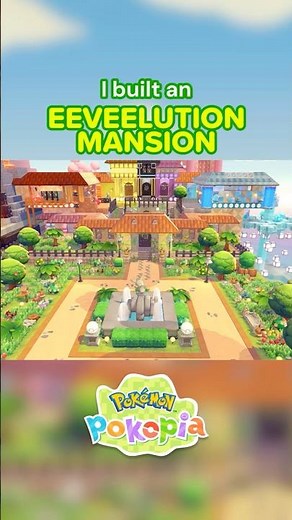 I built an Eeveelution Mansion in Pokopia! Full walkthrough on my channel