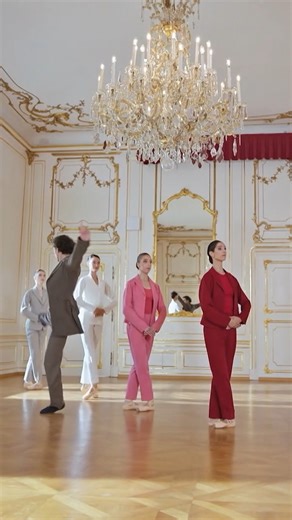 The Vienna State Ballet does an interpretive dance to Strauss' "Diplomat's Polka," performed by the Vienna Philharmonic. | Great Performances l PBS