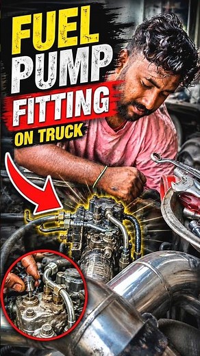 Diesel Truck Fuel Pump Repair Master Skills! shorts #truck #fuelpump #dieselengine #mechanic #repair