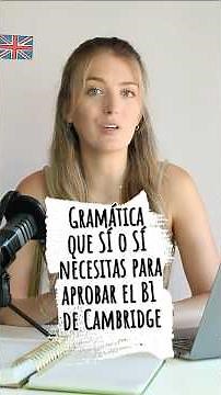 Gramática B1 inglés Cambridge