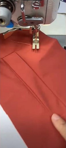 Easy Method to sew single welt pocket//sewing tips and trick 👍