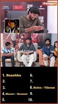 🤣 Blind Ranking of Don's In Tamil Cinema Ft. #lingam Team #kathir #prasanthpandiyaraj #divyabharti