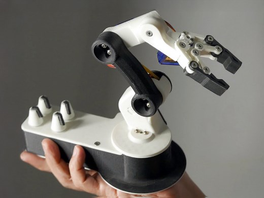 This Mini Robot Arm can be built in Under $100 Using Arduino Nano and 3D Printed Files - Yanko Design