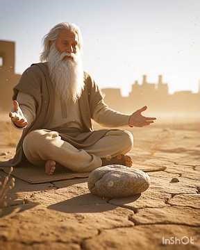 The stone of silence 🤫#youtubeshorts #cartoon #trendingshorts #ai #animation #story #stone #shorts