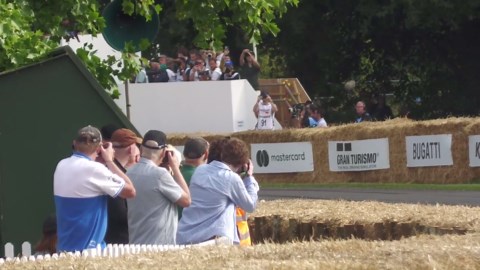 Bugatti Bolide Unleashed at a High-Speed Racing Event