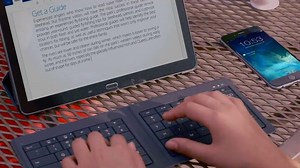 Microsoft's Bluetooth keyboard "Universal Foldable Keyboard" capable of switching connected devices with one button can be used on Android · iOS · Windows