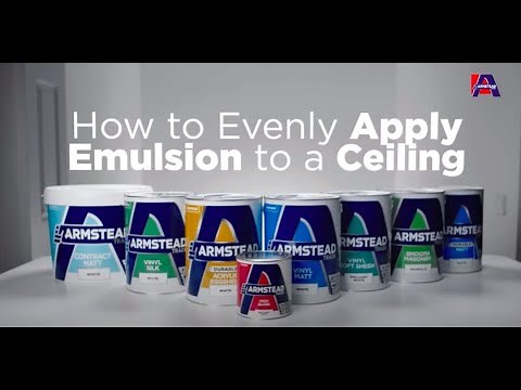How to Emulsion a Ceiling – All you need to know | Armstead