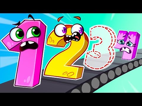 Numbers Song - Learn Numbers 1 to 10 with Slime Sam | Kids Songs & Nursery Rhymes