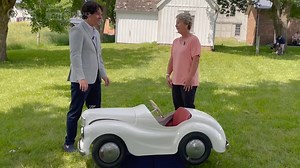 214K views · 3.8K reactions |  Beep beep! Buckle up and watch this social-exclusive clip of an Austin Junior pedal car, made around 1950, appraised at Living History Farms in Urbandale, Iowa. | Antiques Roadshow l PBS | Facebook