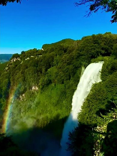 waterfall Rainbow ! 🌈 Cascata delle Marmore