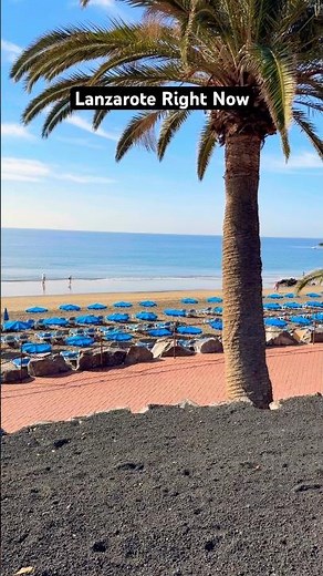 Lanzarote right now