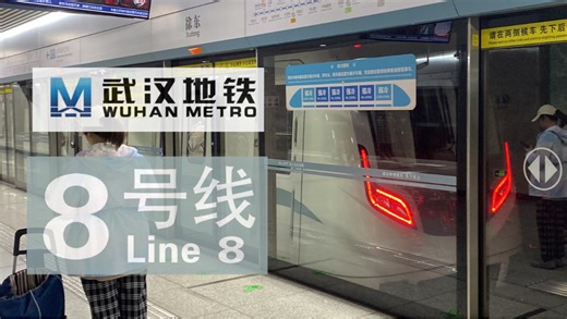 「江岸之滩·东湖之畔」武汉地铁8号线 军运村→金潭路 全程前方展望