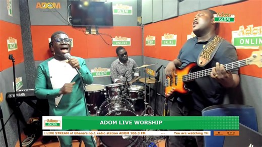 Adom Live Worship ( ( ( LIVE ) ) ) on Ghana's🇬🇭 no.1 radio📻 station Adom 106.3 FM with Prophet Nana Yaw Sarfo and Minister Solomon. Wednesday, 24th December, 2025. Worshipping with Edumfa Heavenly Ministry. More news - https://www.adomonline.com Follow Adom 106.3 FM channel on WhatsApp: https://whatsapp.com/channel/0029VaBGI2HLCoWtlU49WL2r Subscribe to our YouTube Channel for more exciting content www.youtube.com/@AdomFMGH #LikeCommentShare #AdomLiveWorship #AdomFM #GodWillChangeYourStory | A