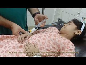 Brave Child Anesthesia for abscess & appendix #anesthesia #usa