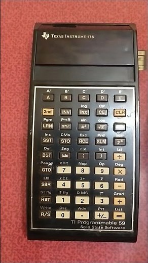 TI Programmable 59 Calculator Diagnostic (Magstripe Read)