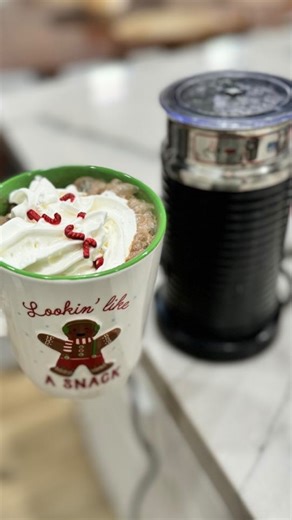 Hot chocolate, made effortless ☕✨ Just a few scoops of powder a milk frother = creamy and perfectly cozy hot chocolate. | Hip2Save