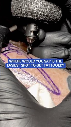 Where Is The Easiest Spot To Get A Tattoo?