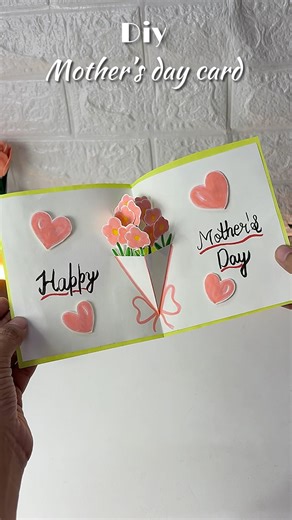 DIY Mother’s Day Card idea #shorts #diy #craft #handmade #youtubeshorts
