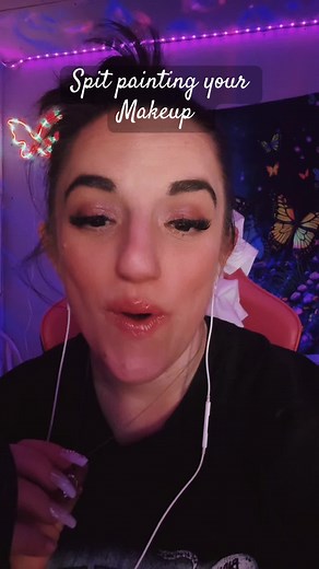 Spit Painting Makeup ASMR Tutorial