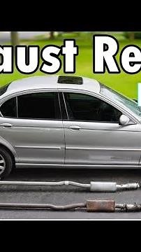 how to change exhaust pipe on a car or truck diy| easy exhaust pipe remove and install