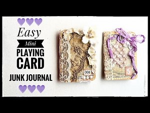 Easy Mini Playing Card Junk Journal