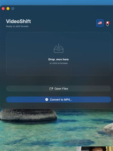 Presentamos VideoShift, una aplicación nativa para macOS desarrollada en Swift, diseñada para convertir archivos .MOV a .MP4 de forma rápida y sencilla. Ofrece un proceso optimizado con un solo clic, alto rendimiento y una experiencia ligera enfocada en productividad. Actualmente se encuentra en fase final de desarrollo y estará disponible próximamente en la App Store. Si deseas acceder antes que otros usuarios, puedes seguir el lanzamiento y mantenerte informado sobre su disponibilidad. #VideoS