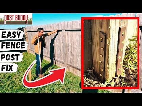 How to Fix a Broken Fence Post in Under 15 Minutes | Post Buddy |