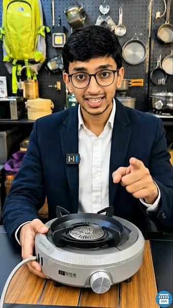 😱 Single Burner Electric Gas Chulha Review Best Kitchen Gadget Under Budget #shorts