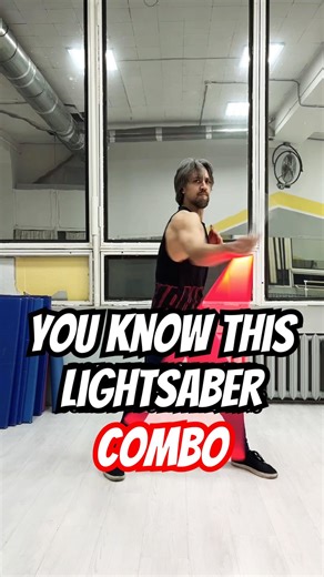DOES THIS LIGHTSABER COMBO LOOK FAMILIAR?
