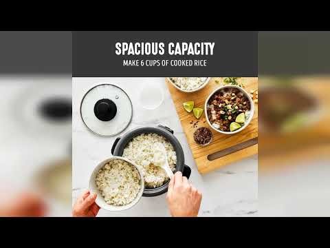 Review: GreenLife Rice Cooker with Removable PFAS-Free Ceramic Nonstick Pot, 3-Cups Uncooked/6...