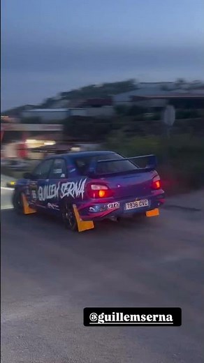 TRAMO NOCTURNO con el SUBARU IMPREZA STI de RALLY 💥