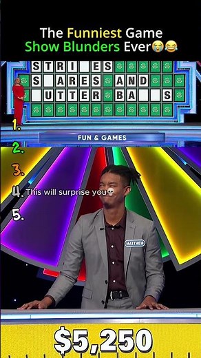 The Funniest Game Show Blunders Ever