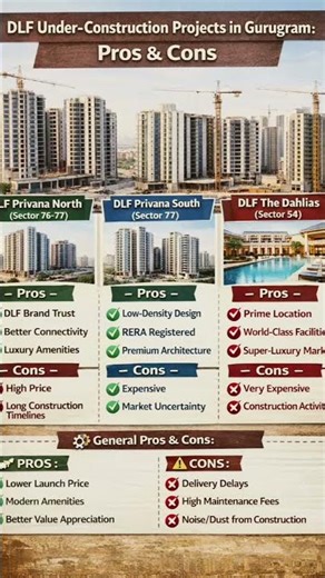 Thinking of Buying a DLF projects under-construction #GurugramProperty #LuxuryApartments