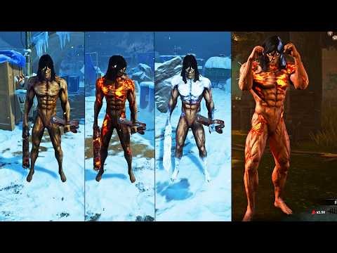 Dead By Daylight All Attack Titan Cosmetics!