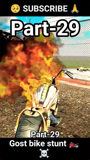 #viralvideo #indianbikedriving3d #gaming #gta #viral gost bike stunt 🏍 ☠️ part-29 #OOTD#SundayFunday