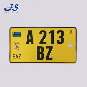 [Hot Item] Tanzania Security License Plate, Car Number Plates