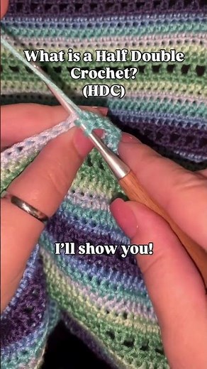 How to Half Double Crochet (HDC) – Beginner Crochet Tutorial