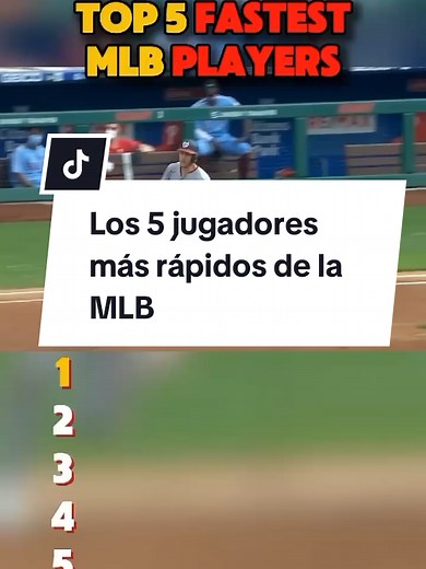 Los 5 Jugadores Más Rápidos de la MLB