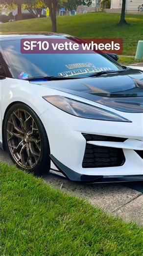 Stance SF10 wheels for the c8 corvette