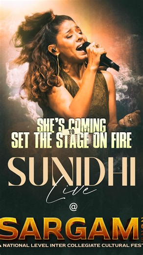 New Horizon College of Engineering | SARGAM 2025 just got bigger, brighter & louder! The queen of Indian music — Sunidhi Chauhan — is all set to take over the stage! Get... | Instagram
