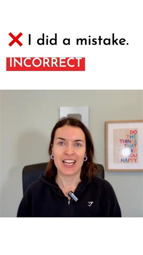 ❌ I did a mistake - INCORRECT! And some more examples with DO and MAKE 🇬🇧 #englishgrammar #grammar