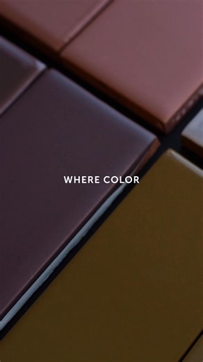Where color meets craft: reintroducing our signature ceramic tile....